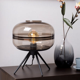 Simple modern glass table lamps for living room