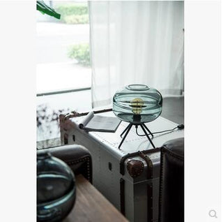 Simple modern glass table lamps for living room