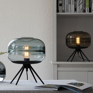 Simple modern glass table lamps for living room