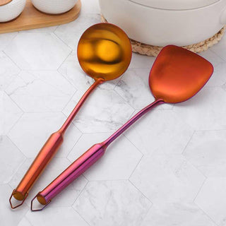 Gold Long Handle Cooking Shovel