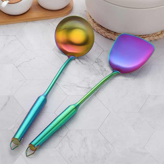 Gold Long Handle Cooking Shovel