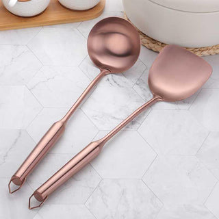 Gold Long Handle Cooking Shovel