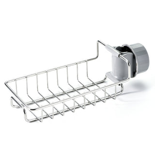 Adjustable Sink Drain Rack Sponge Storage