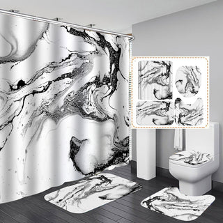 Waterproof Polyester Digital Printing Shower Curtain