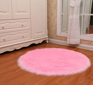 LuLu Faux Fur Round Rug – Soft, Stylish & Effortlessly Chic