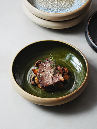 Round Hand-painted Household Dinner Plate