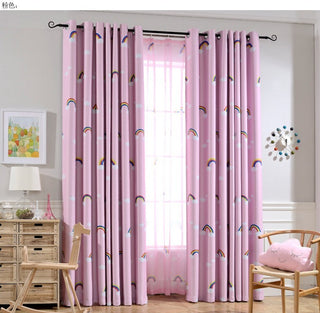 Rainbow Kids Bedroom Blackout Curtain
