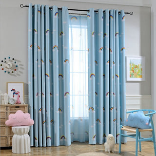 Rainbow Kids Bedroom Blackout Curtain