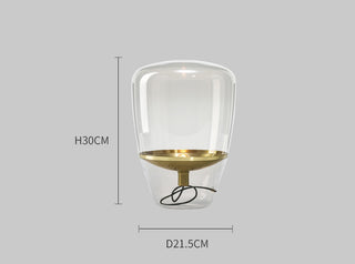 Scandinavian Minimalist Living Room Glass Table Lamp