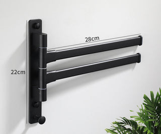 Perforation-Free Bathroom Towel Rack
