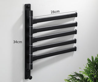 Perforation-Free Bathroom Towel Rack