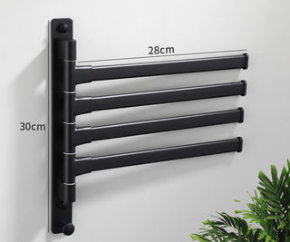 Perforation-Free Bathroom Towel Rack