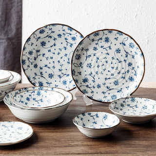 Ceramic Bowls And Plates For Household Ramen Noodles