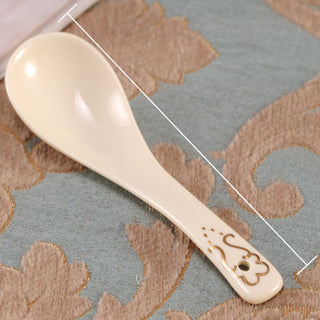Water-painted Gold-rimmed Tableware Set