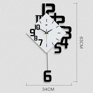 Personalized Digital Clock Fashion Wall Clock