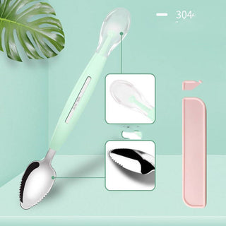Scraping Spoon Fruit Scoop