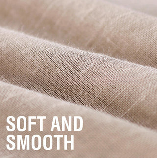 Linen Yarn Transparent Window Curtain