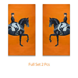 Art Deco canvas painting