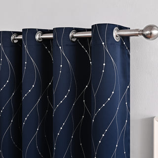 Modern Minimalist Blackout Decorative Curtains