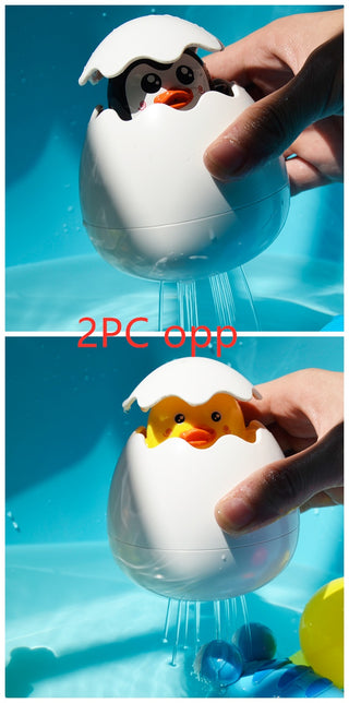 Bath Toy Raining Cloud Duck Egg
