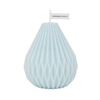Nordic Style Geometric Lines Pear Candles