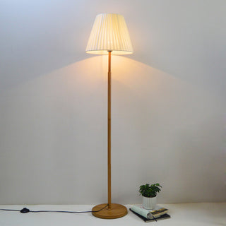 Modern Warm Color Vertical Floor Lamp