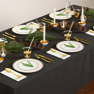Cutlery Containing Large And Small Plates
