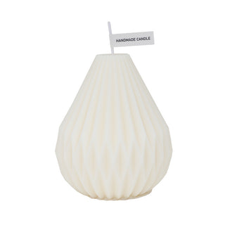 Nordic Style Geometric Lines Pear Candles