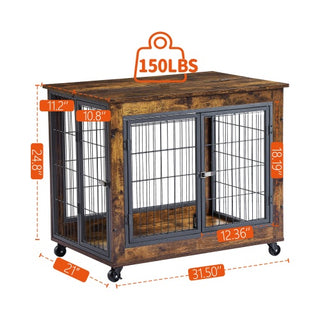 Furniture Style Dog Crate Side Table