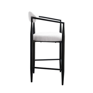 Kristin Modern Boucle Bar Stools (Set Of 2)