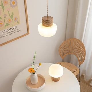 Japanese Style Wooden Bar Pendant Lights