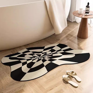 Nordic Abstract Bathroom Mat