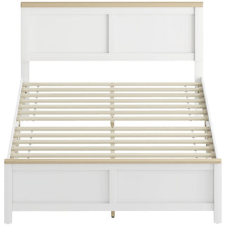 Queen Platform Bed Frame With Headboard And Footboard