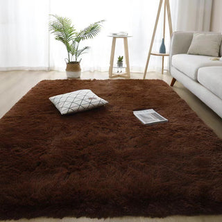Silk Hair Tie-dyed Carpet Hair Plush Living Room Bedroom And Household