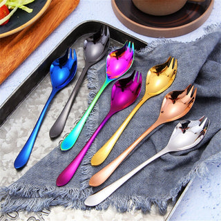 Creative 304 Stainless Steel Salad Fork Spoon