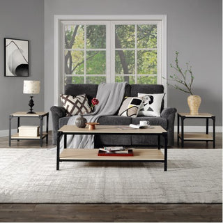 Industrial Coffee Table for Living Room