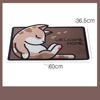 Cartoon Welcome Doormat for Home