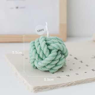 Souvenir Photo Props Small Wool Candles