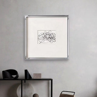 Modern Black White Line Art