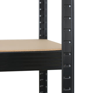 Five-tier Shelves Black Sprayed
