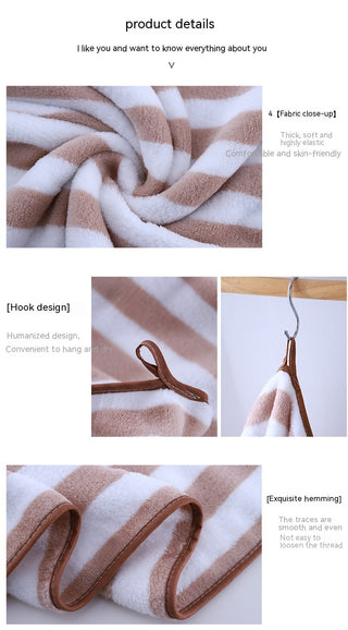 Striped Edge Soft Lint-free Face Washing