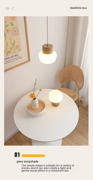 Japanese Style Wooden Bar Pendant Lights