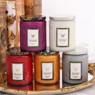 Embossed Glass Fragrance Handmade Gift