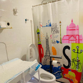 Cartoon Thickened Bathroom Shower Curtain