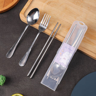 Portable Tableware Chopsticks Spoon