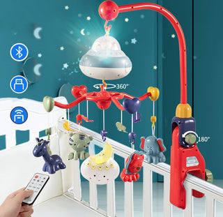 Musical Baby Rattle Crib