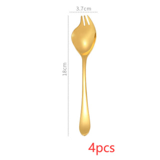 Creative 304 Stainless Steel Salad Fork Spoon