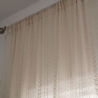 Translucent American Country Crochet Curtain