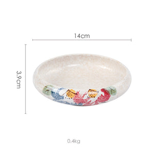 Japanese Hand-painted Ceramic Plates