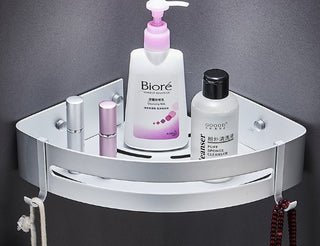 Versatile Wall-Mounted Corner Shelf